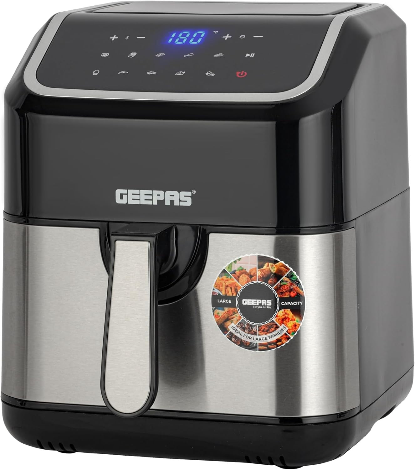 5L Digital Air Fryer Vortex Tech 10-in1 Fast Healthy Cooking LED Touchscreen