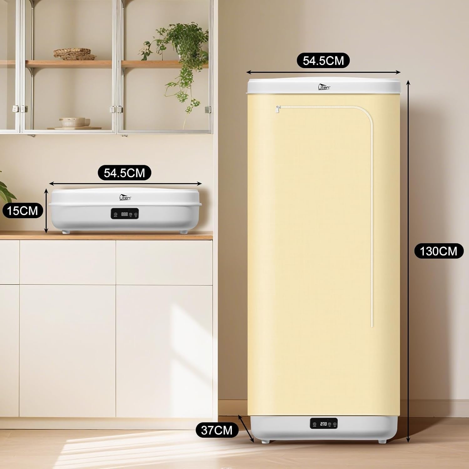 Portable Electric Clothes Dryer 1000W 360° Warm Drying 5kg Indoor
