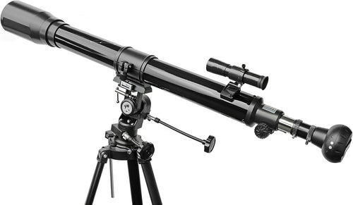 70/900 Telescope Equatorial Mount WiFi Camera Black High Power Kit Set