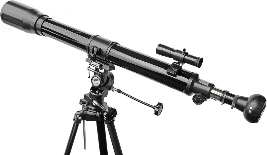 70/900 Telescope Equatorial Mount WiFi Camera Black High Power Kit Set