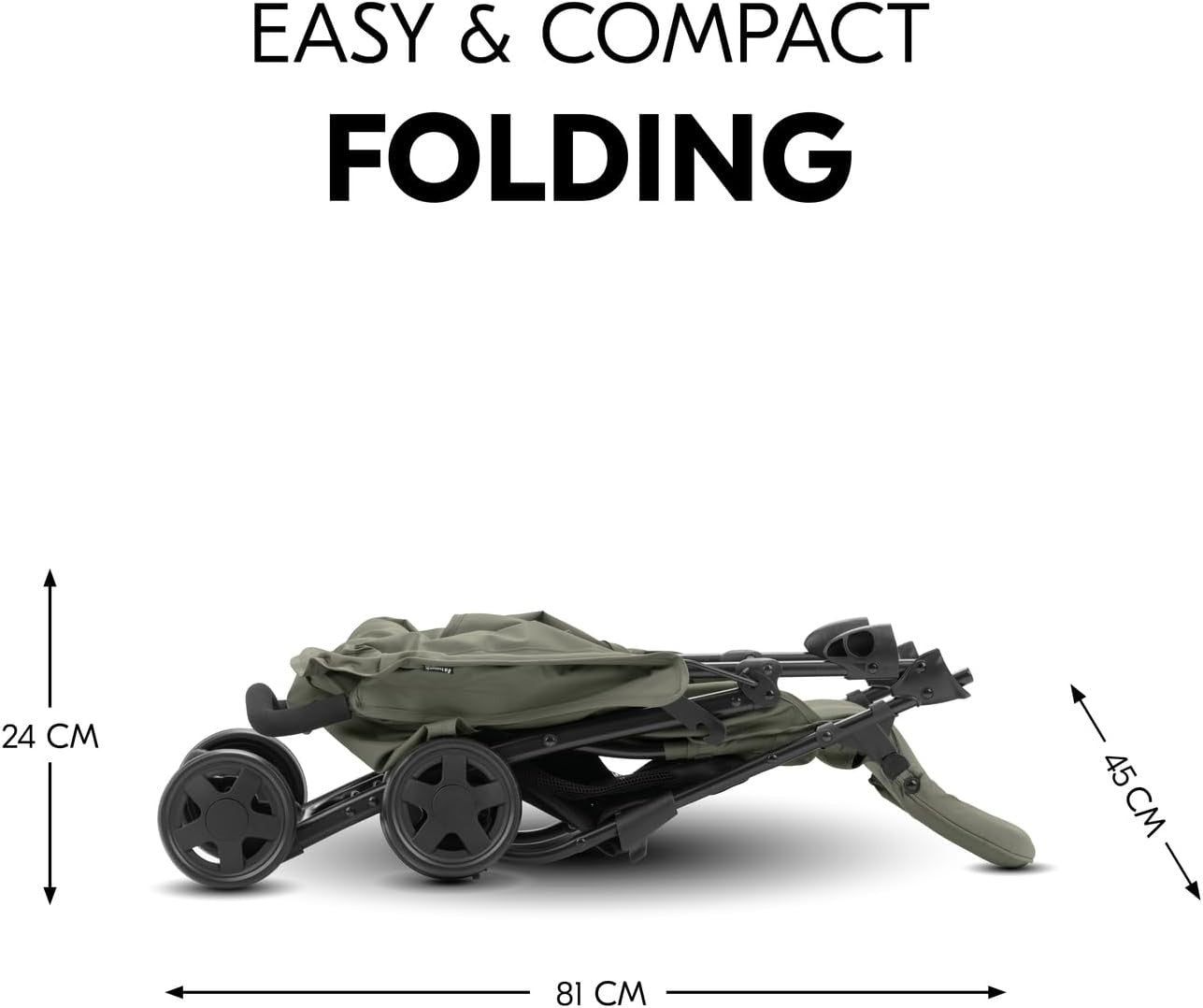 Ultra Lightweight Travel Pushchair Compact Folding Buggy Reclining from Birth