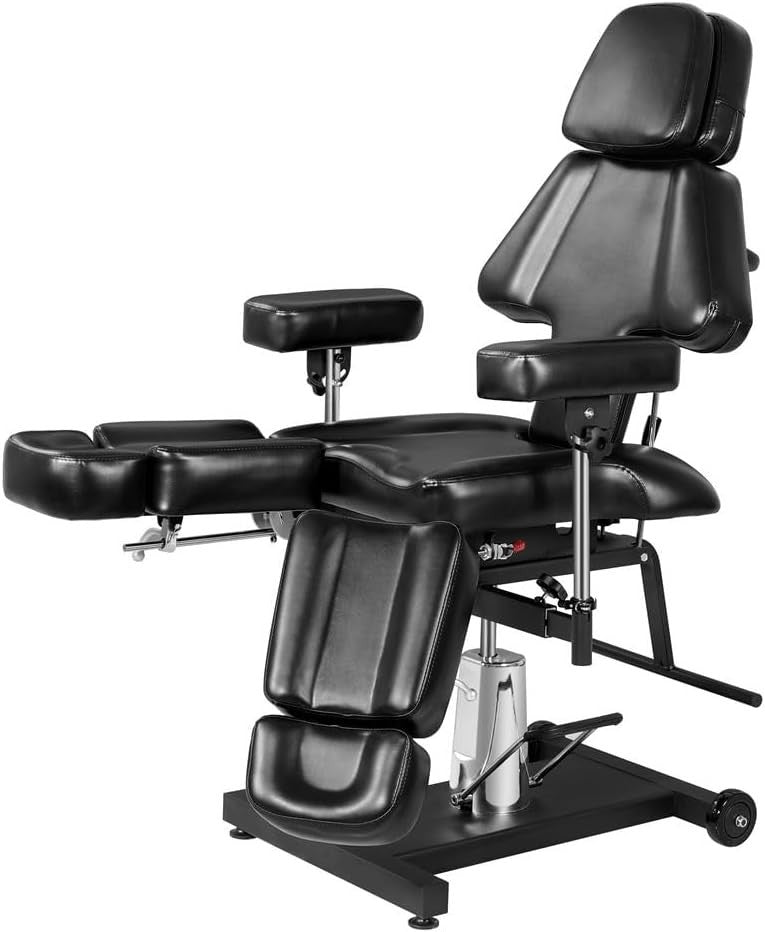 Portable Height-Adjustable Massage Table Folding Therapy Spa Bed With Headrest