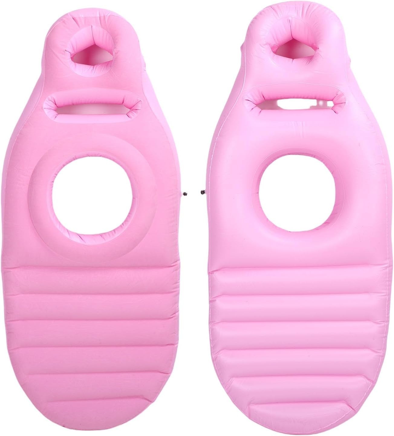 Inflatable Pregnancy Pillow Full Body Maternity Air Bed Belly Hole Pink