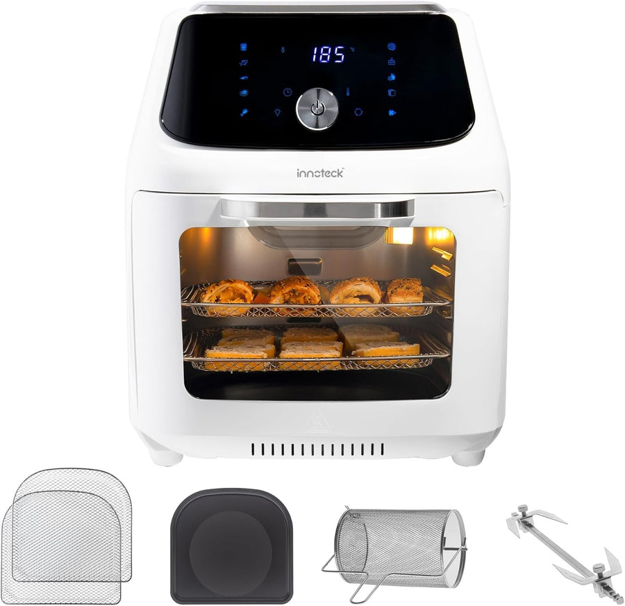 16L Digital Air Fryer Oven with Rotisserie | 10 Presets | Energy Saving | Family