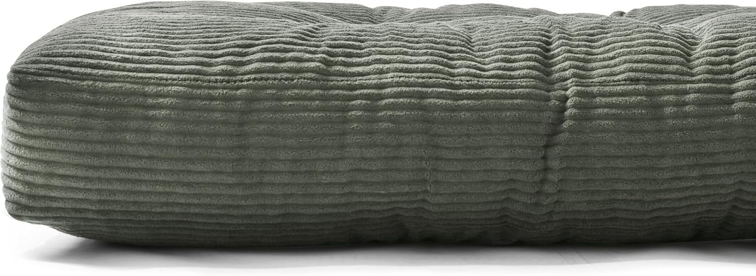 Floor Futon Mattress 90x190 Foam Sofa Bed Thick Corduroy Foldable (SV)