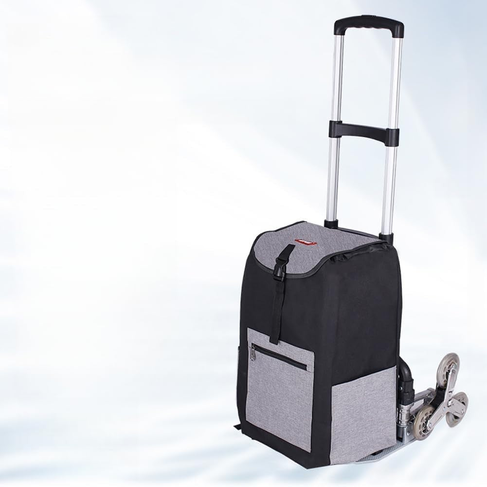 Stair Climbing Cart 330lb Heavy Duty Folding Hand Truck 10 Wheel Trolley