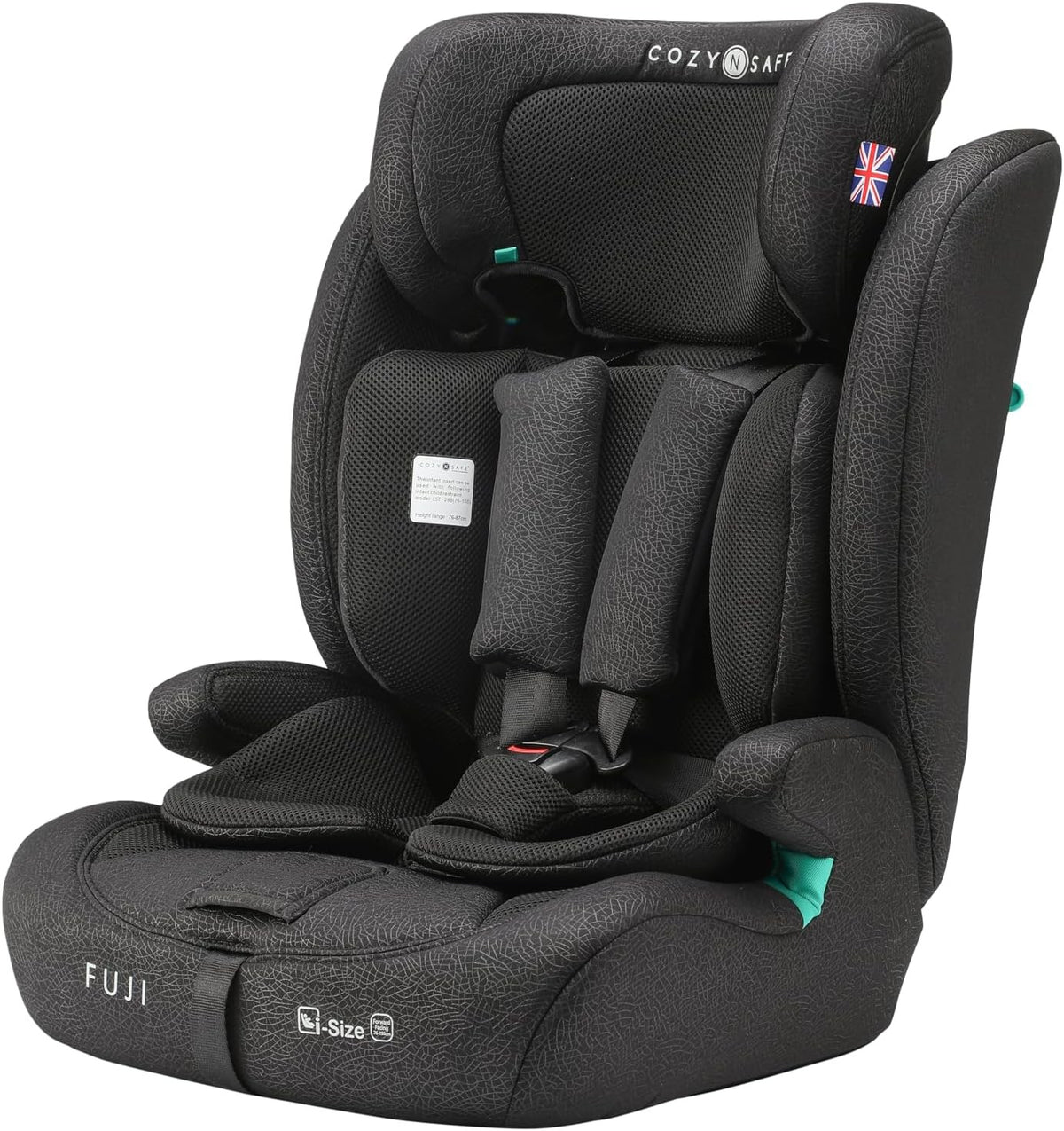 i-Size High Back Booster Car Seat 76–150cm 0–12 Years Side Impact Safe