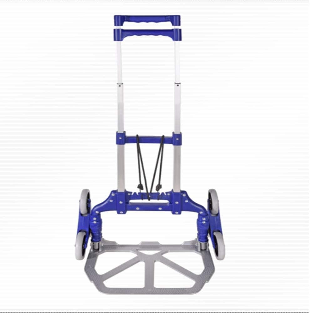 Aluminium Stair Climbing Hand Truck Folding 6 Wheel All Terrain Trolley