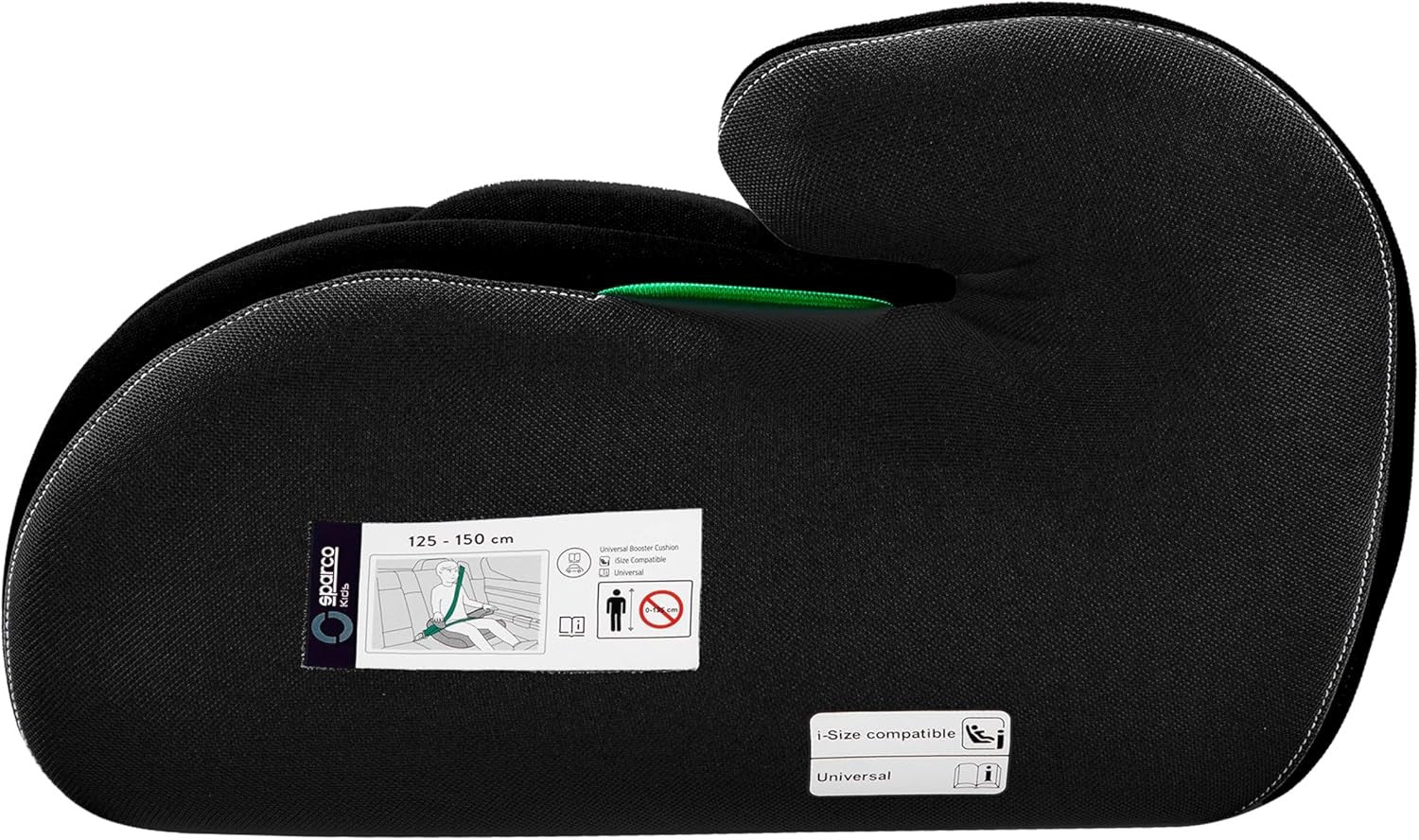 i-Size Booster Seat 125–150cm Child Car Seat R129 Lightweight Black