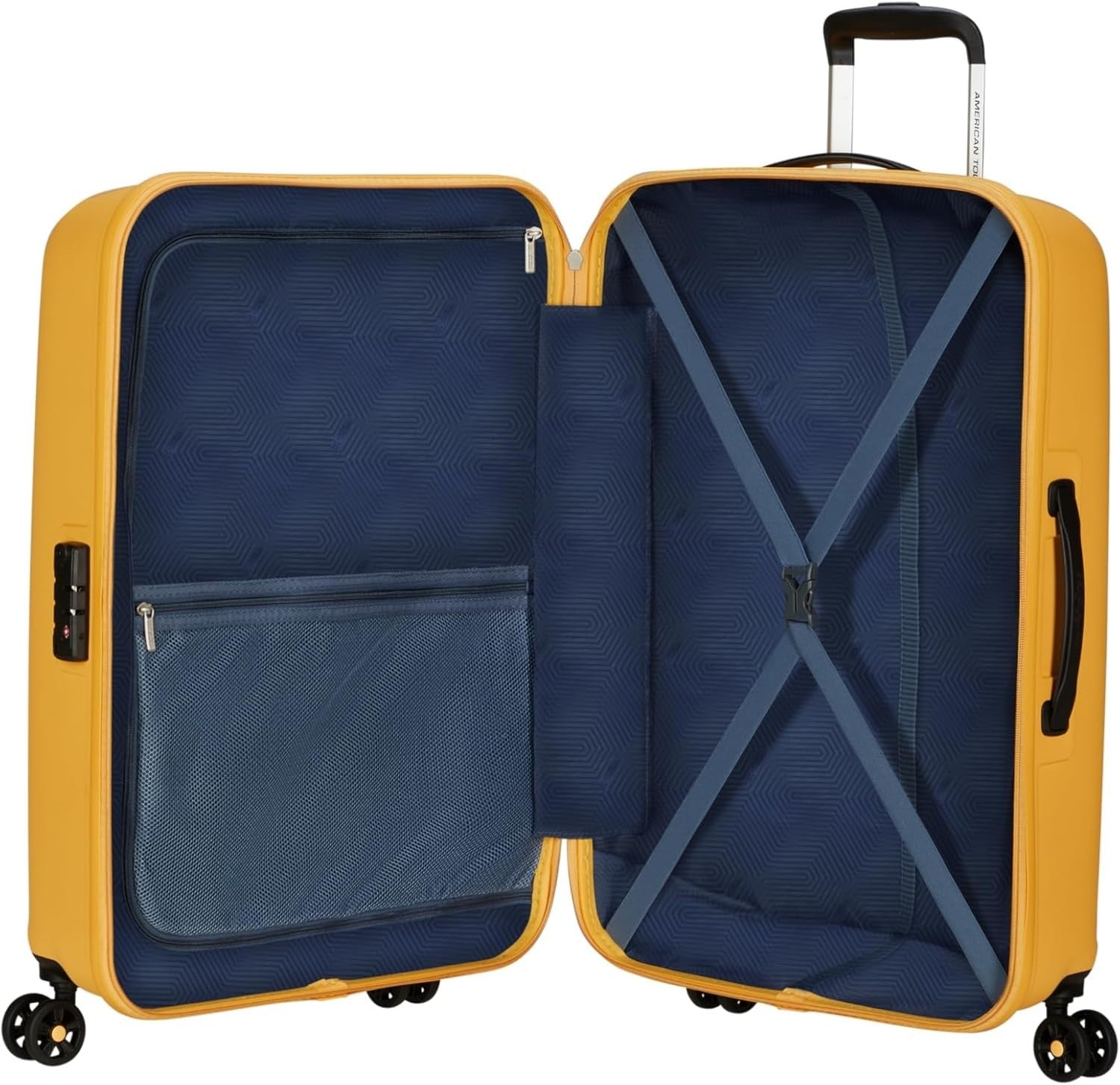 68cm Medium Hard Shell Suitcase Lightweight 4 Spinner Wheels TSA Lock