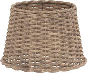 Natural Wicker Drum Lampshade 40cm Ceiling Table Light Shade E27