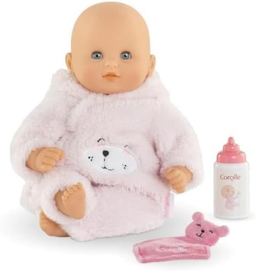 12-Inch Soft Baby Doll Teddy Bear Outfit Sleepy Eyes Cuddle Toy