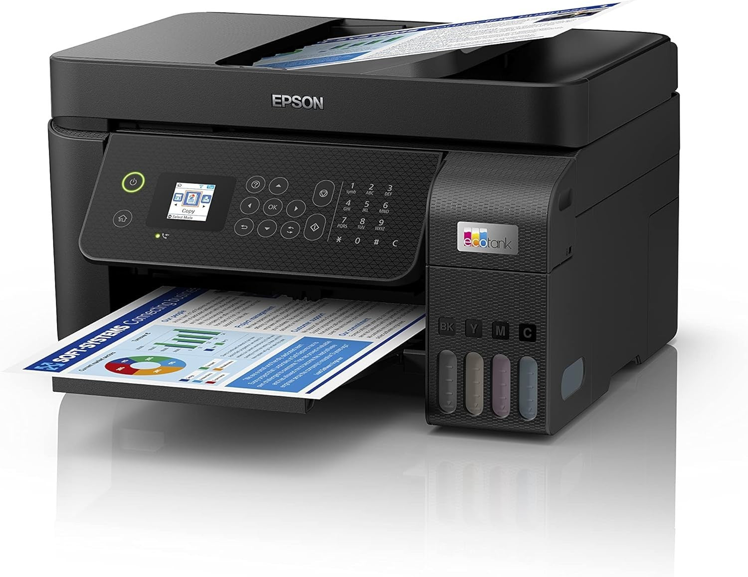 EcoTank ET-4800 A4 Ink Tank Printer Wi-Fi USB Black 3-Year Ink Supply