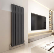 Designer Flat Panel Radiator 1800x544mm Anthracite Wall Heater