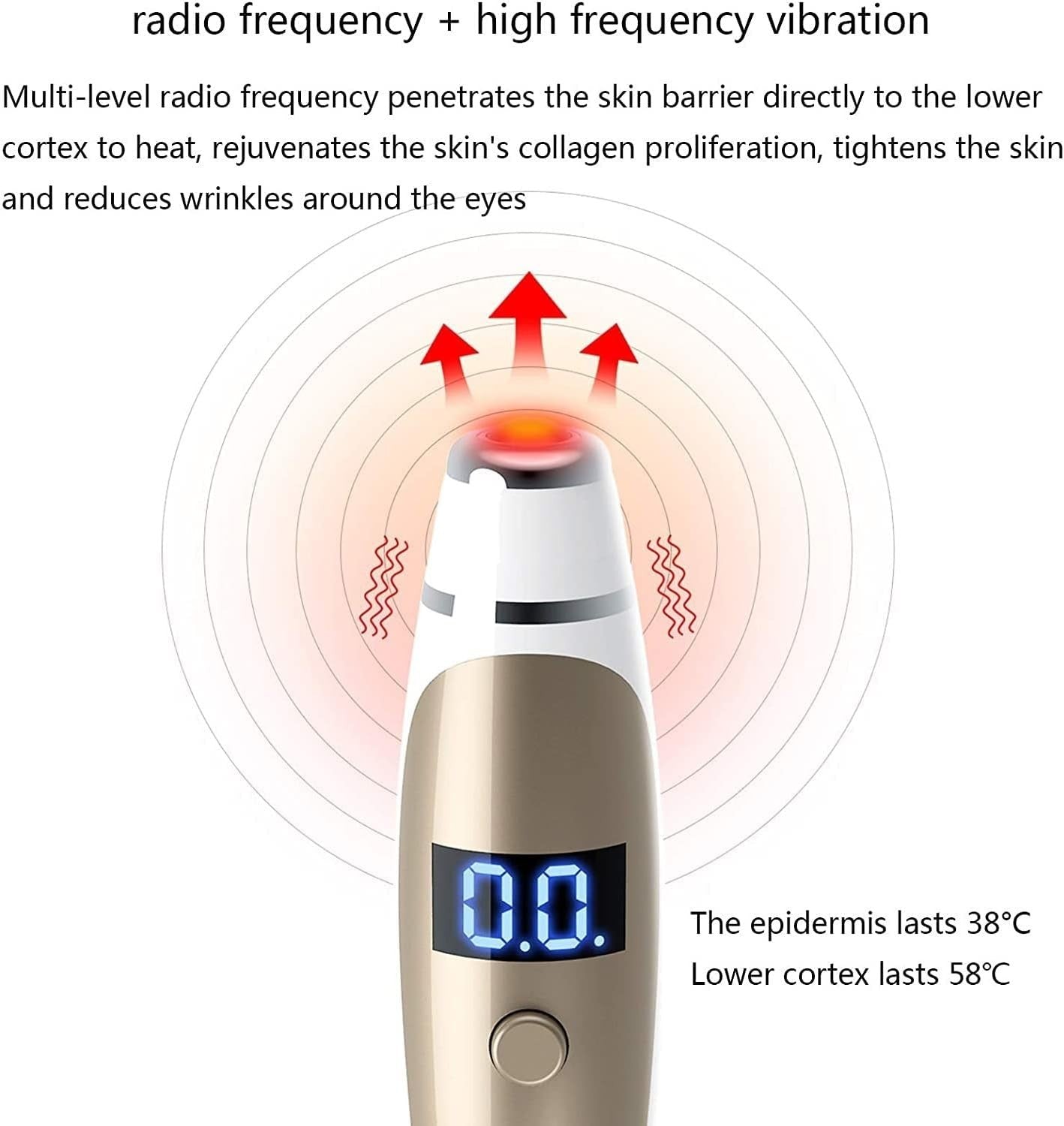 Eye Beauty Massager High Frequency Vibration Anti Wrinkle