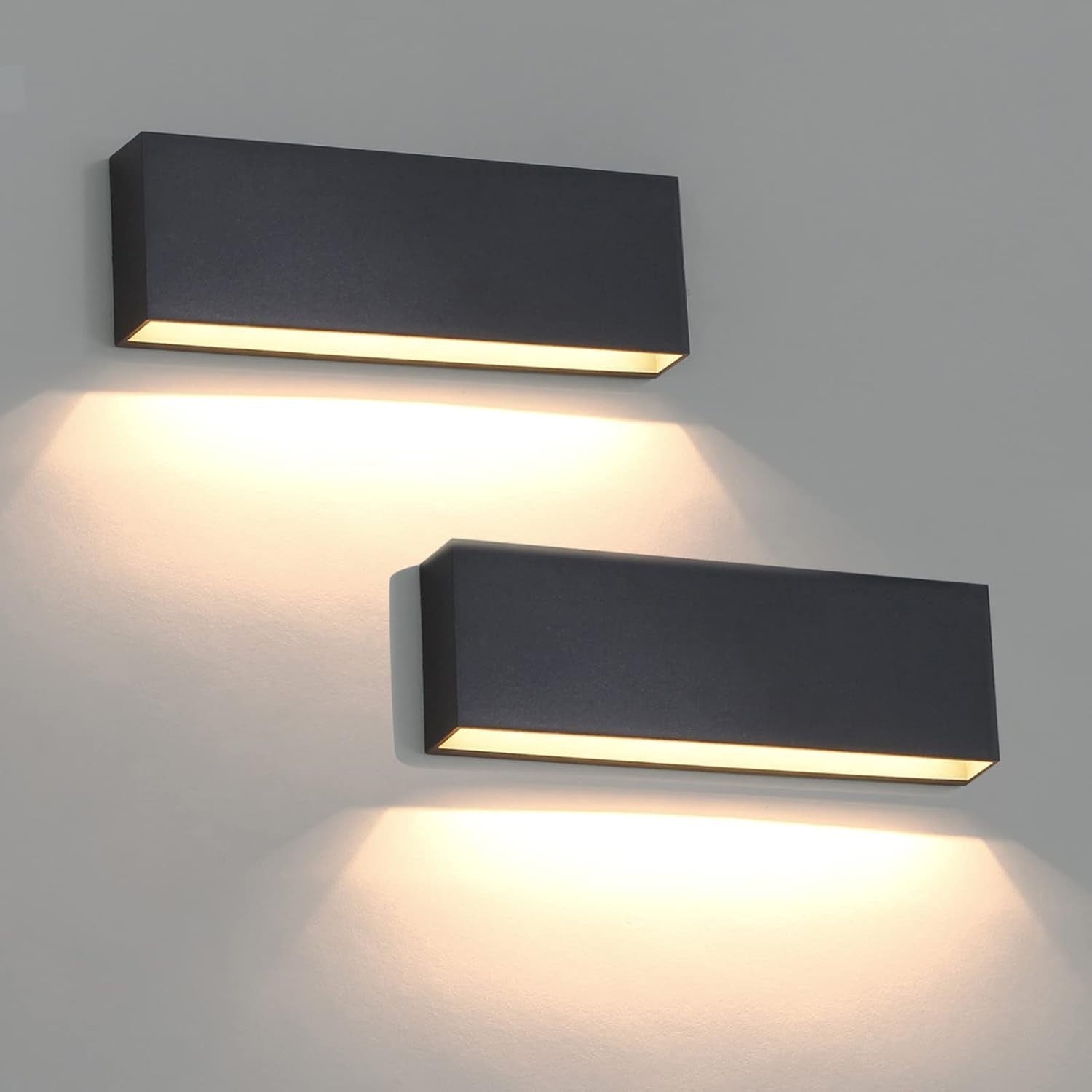Waterproof LED Outdoor Wall Lights 6W Warm White Downlight Porch Sconce
