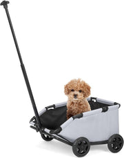 Mini Dog Stroller Foldable Pet Wagon Handle Wheels Travel Carrier