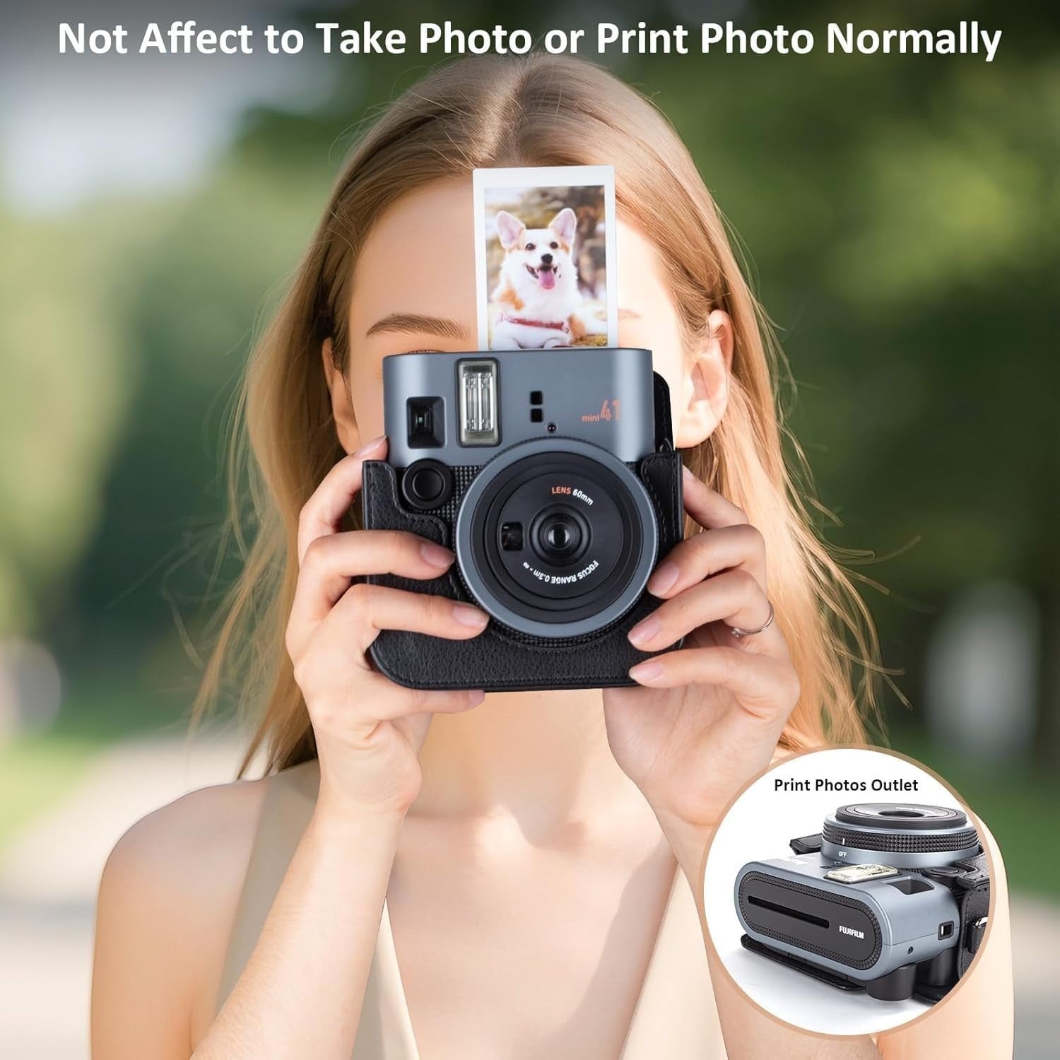 Instant Camera Bundle 20 Film Shots Leather Case Album Gift Set