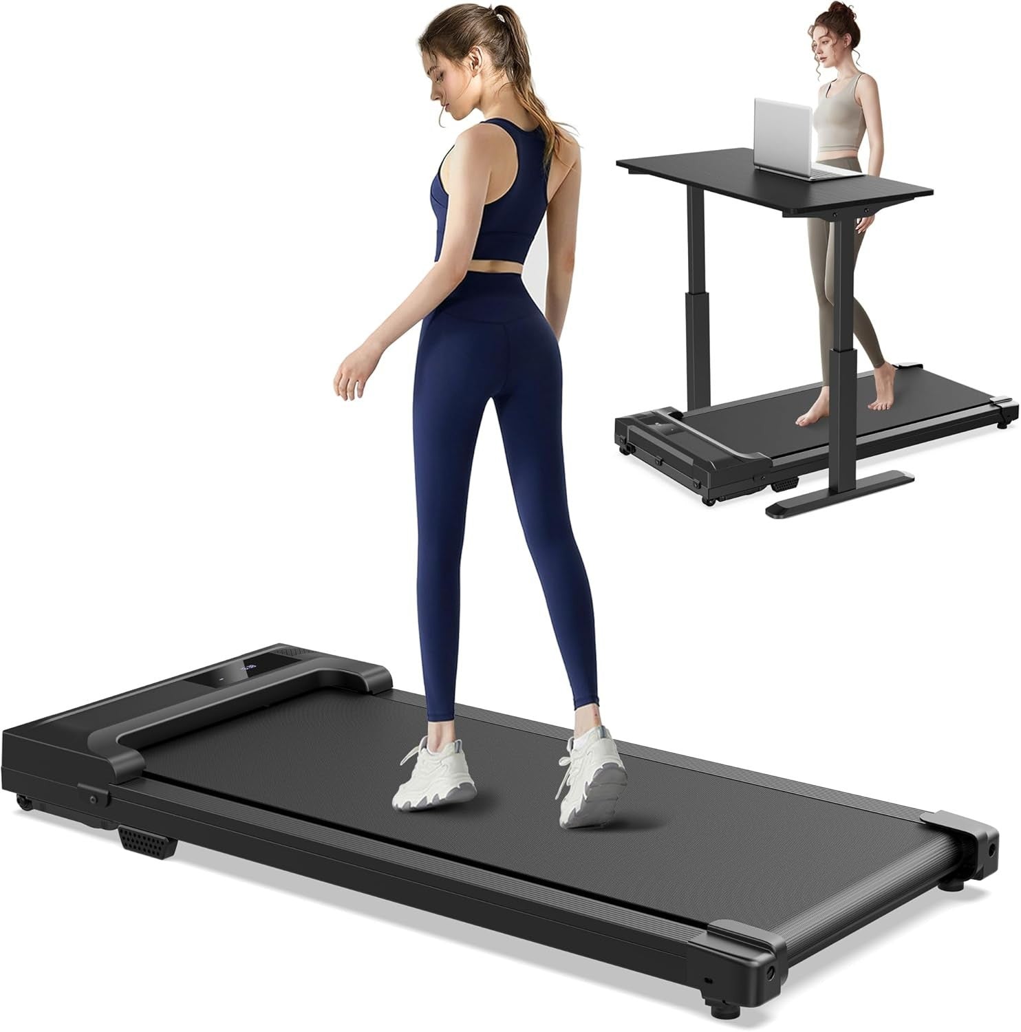 Mini Under Desk Walking Treadmill 6KM/H Compact Portable Home Office