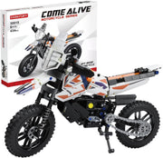 Motorcycle Building Blocks Toy Set - 434 Pieces, Realistic, Kids 6+ STEM Gift