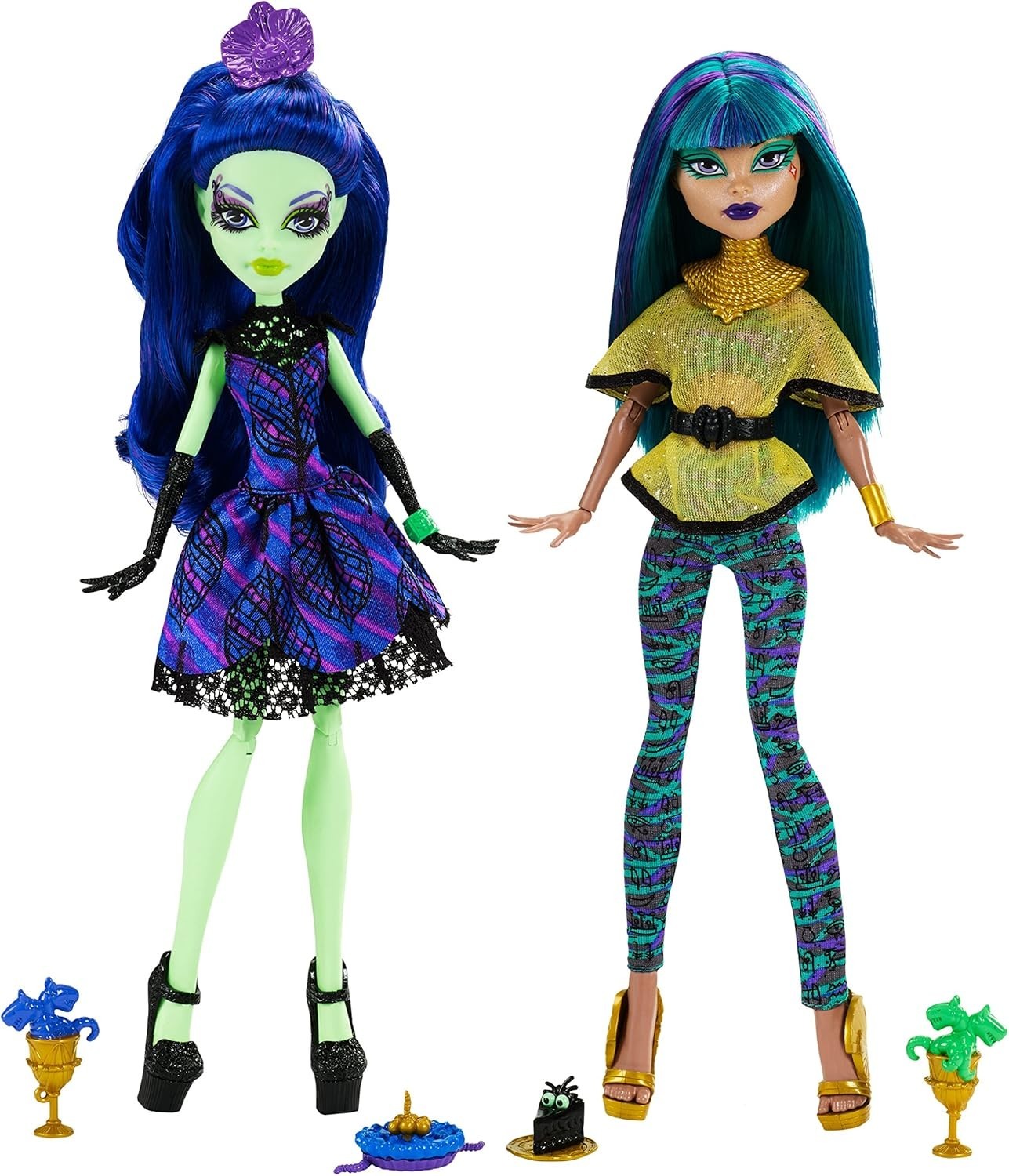 Collector Fashion Doll 2 Pack Midnight Style Accessories Treats Set
