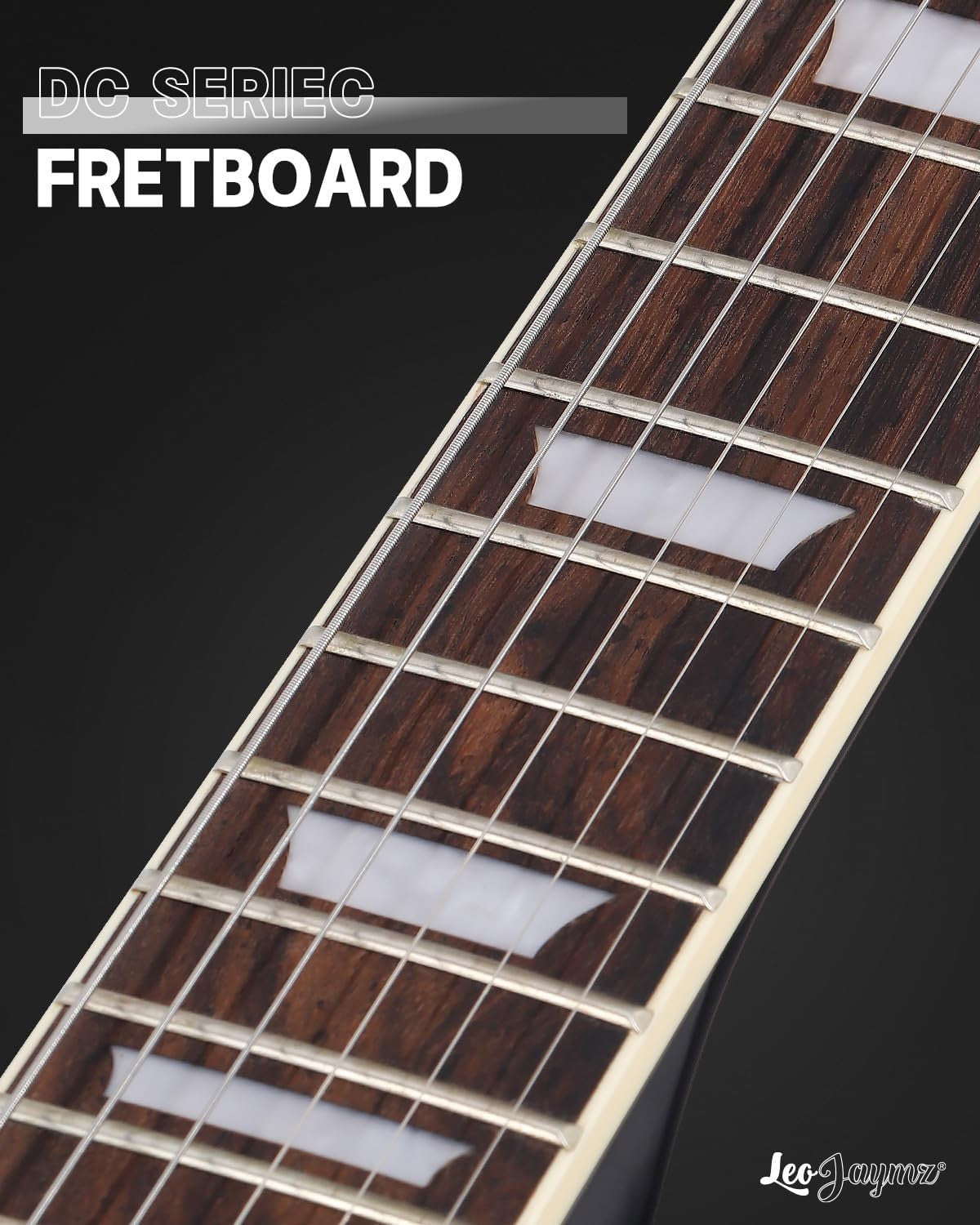 39in Solid Body Electric Guitar Poplar Maple Neck Black