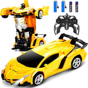 Robot RC Car Toy 360° Spin Rechargeable Gift for Kids 3–8+