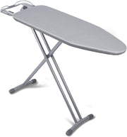 Medium Folding Ironing Board Adjustable Height Heat Resistant Silver