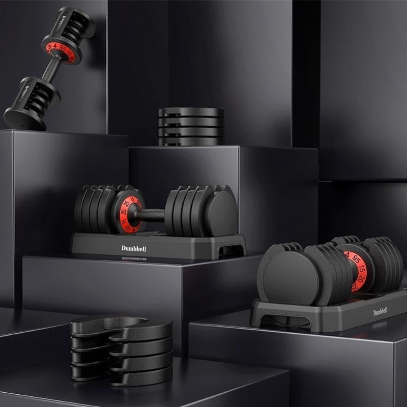Adjustable Dumbbell 20KG Single Pair Home Gym Weight Training Set