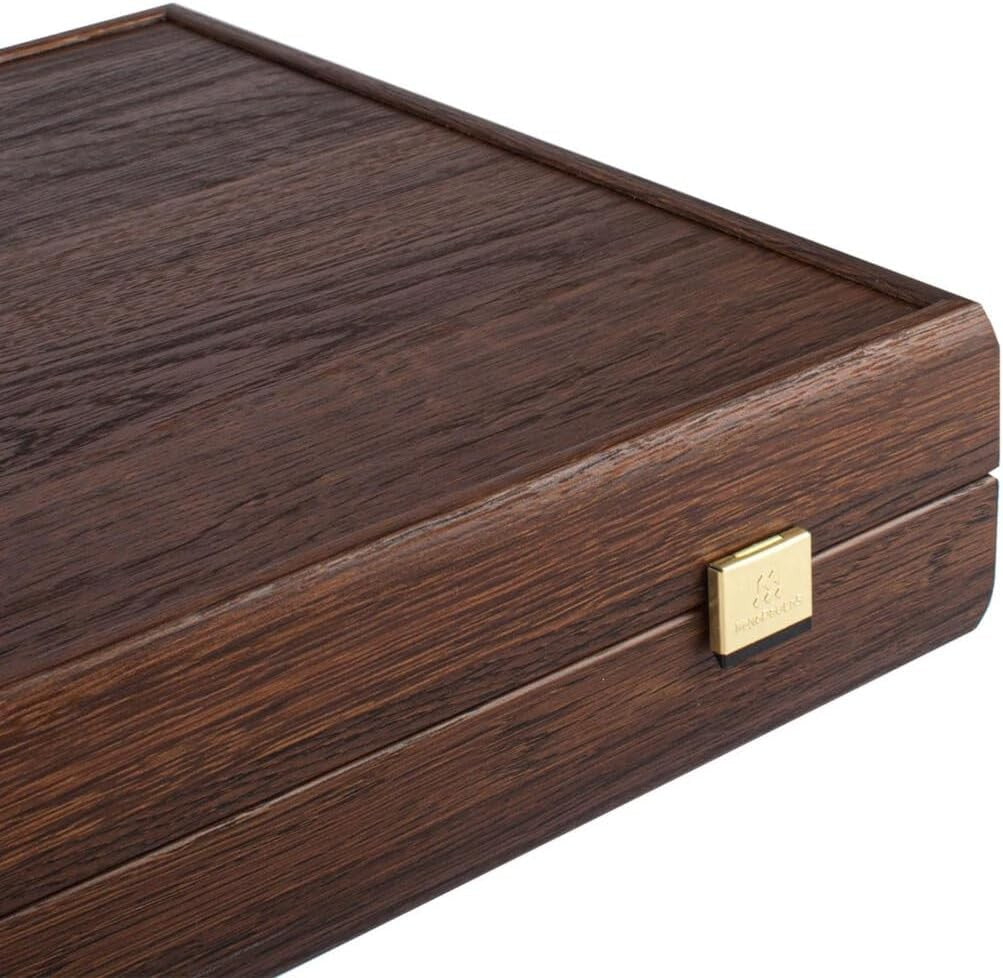 Luxury Backgammon Set 19 Inch Wooden Board with Natural Cork Surface