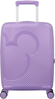Cabin Hard Shell Suitcase Expandable 55cm TSA Lock Spinner Lilac