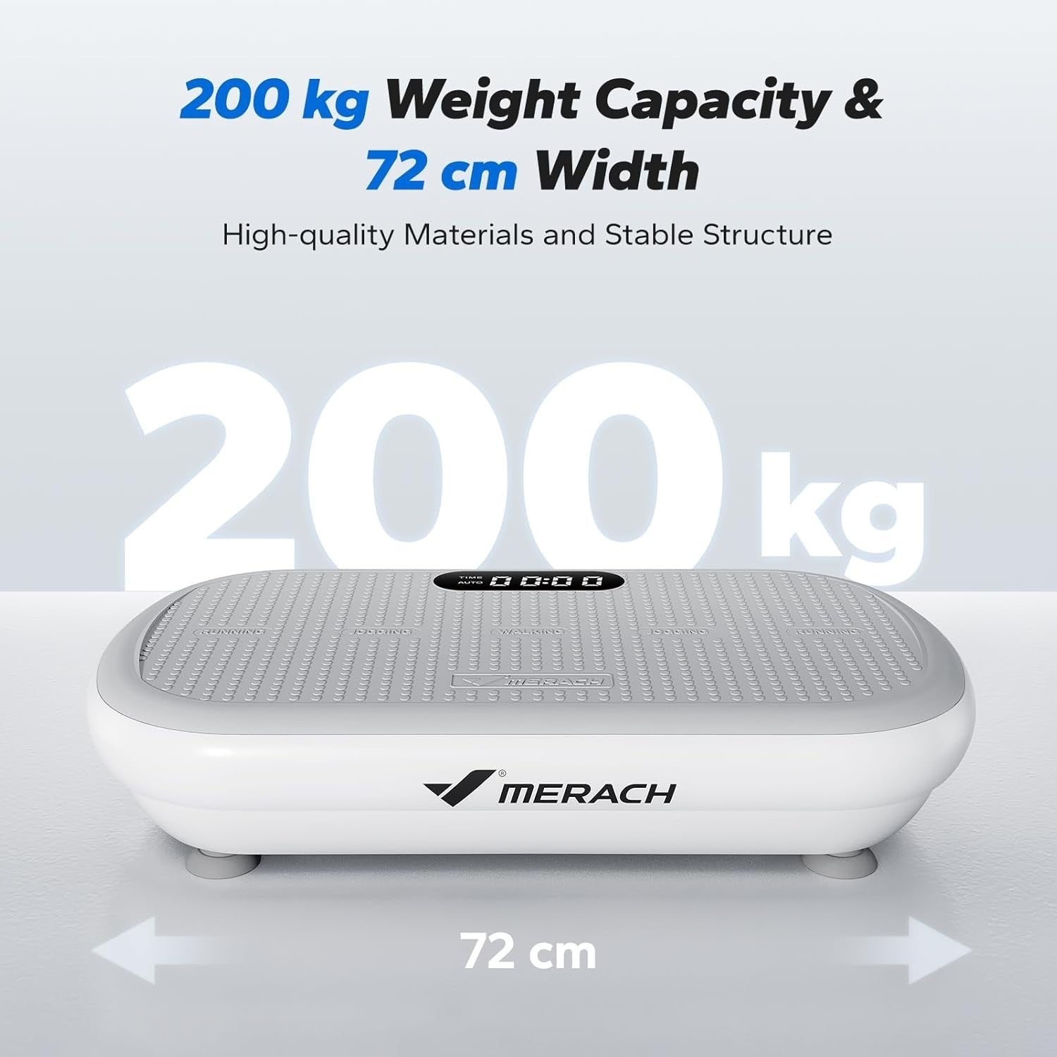 Large Amplitude Vibration Plate Exercise Machine 200KG Bluetooth Body Shaper