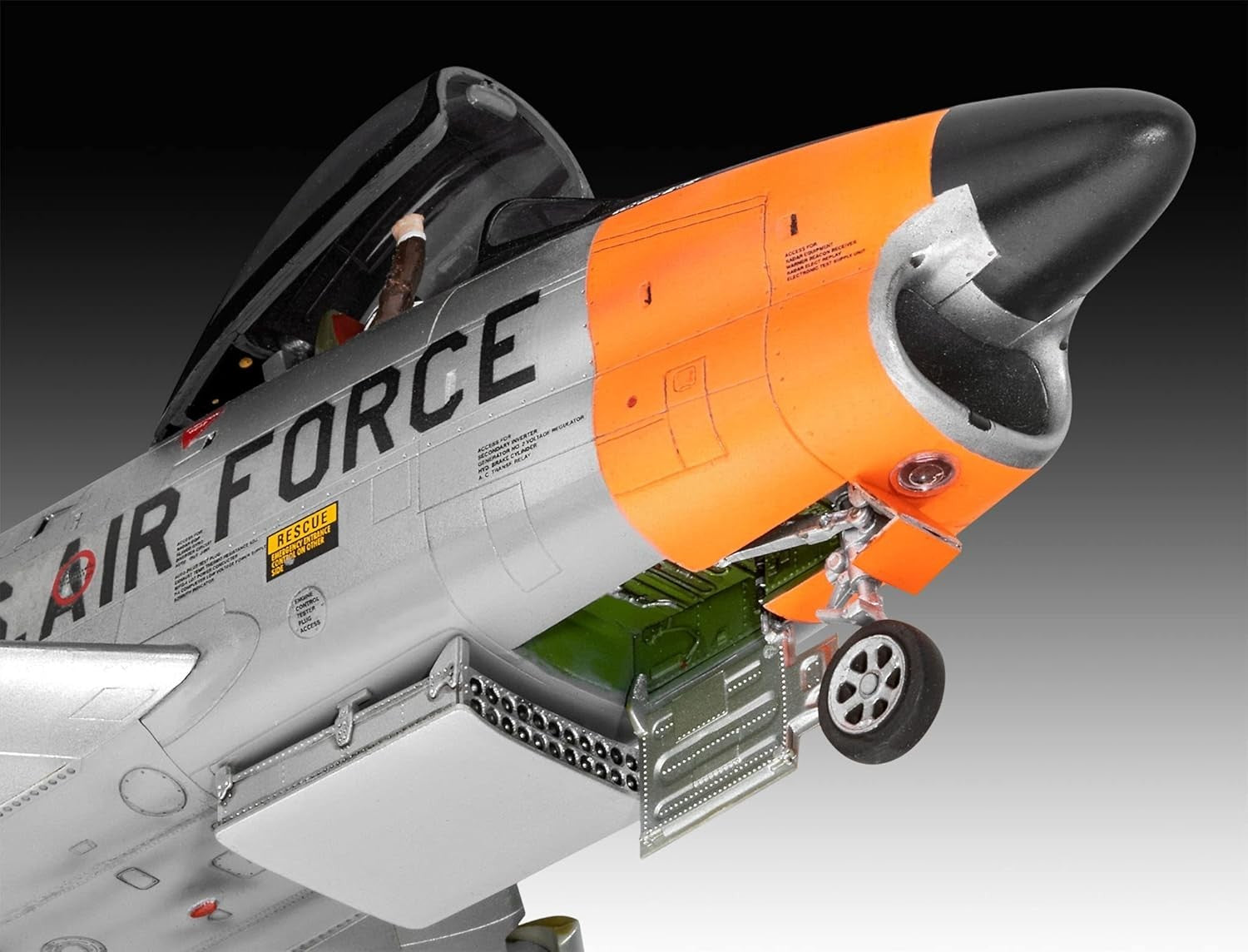 Unbuilt F-86D Dog Sabre Model Kit 1:48 Scale Plastic Aircraft DIY