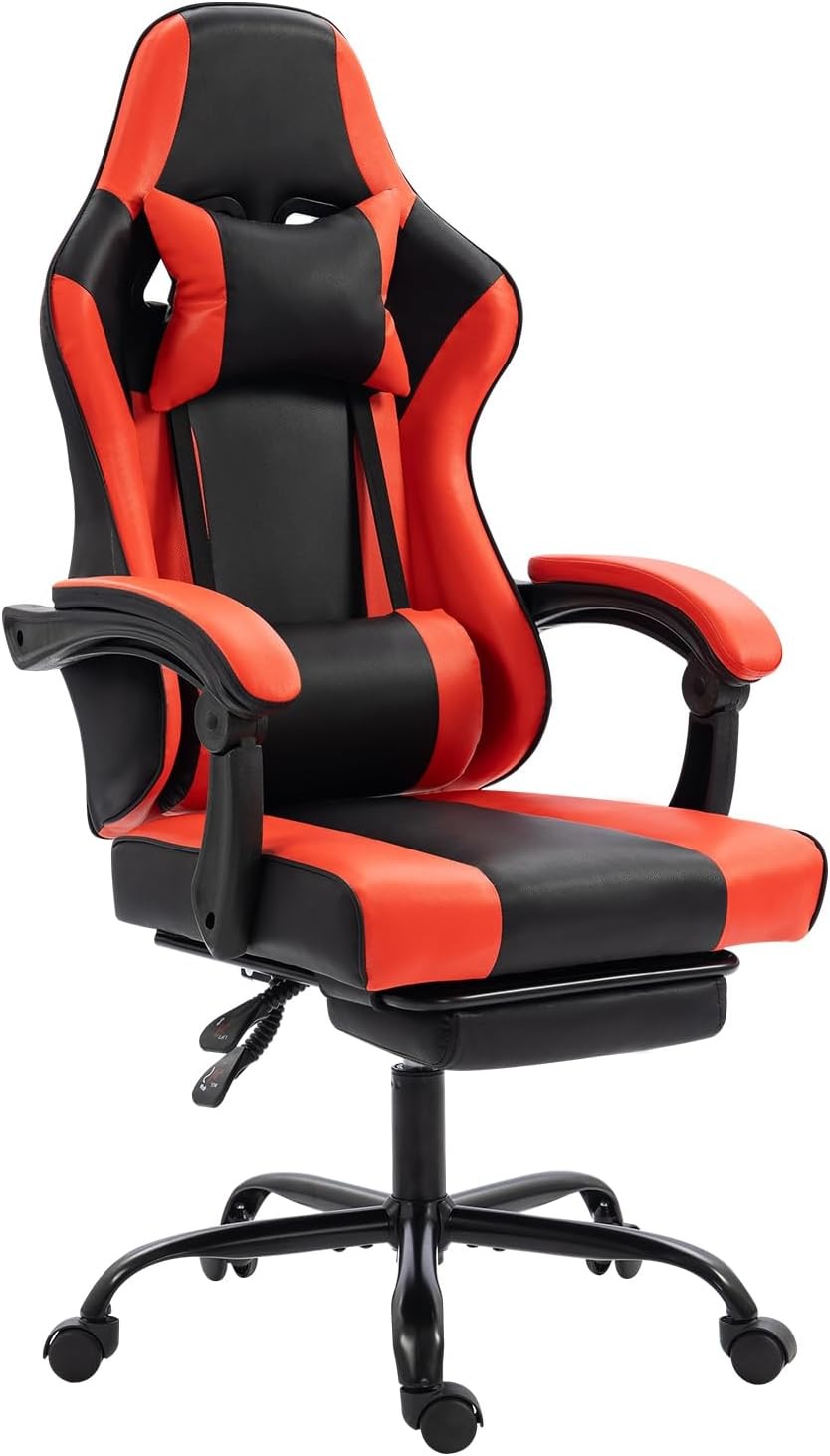 Ergonomic Gaming Chair Recliner Swivel Desk Chair Lumbar Support