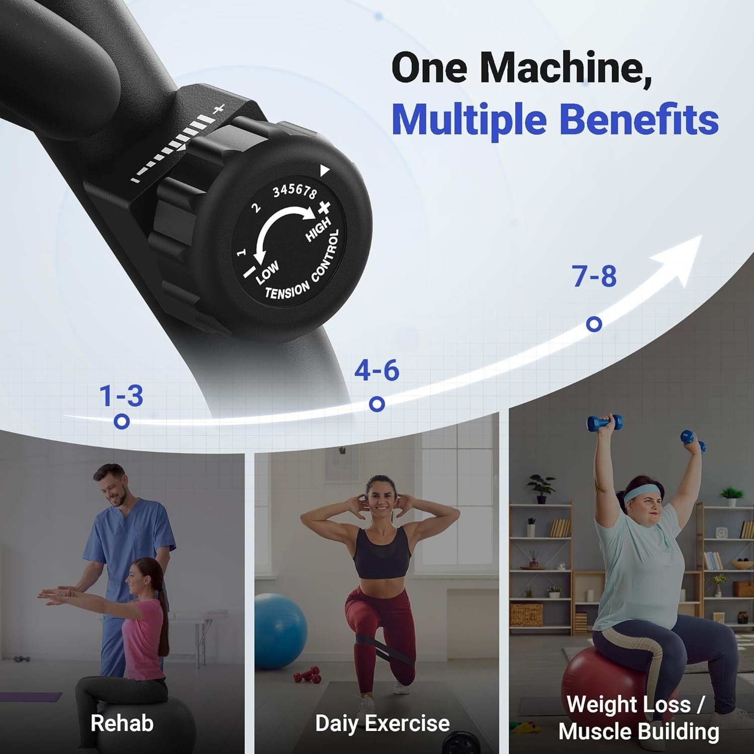 Recumbent Exercise Bike Bluetooth App LCD Heart Rate Quiet Magnetic Home Gym