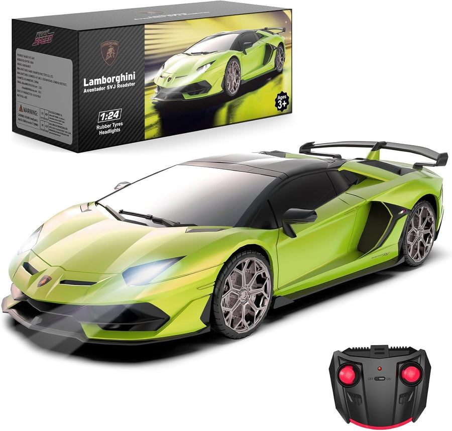 1:24 Lamborghini RC Car 2.4GHz – Licensed Remote Control Toy for Kids 3–8