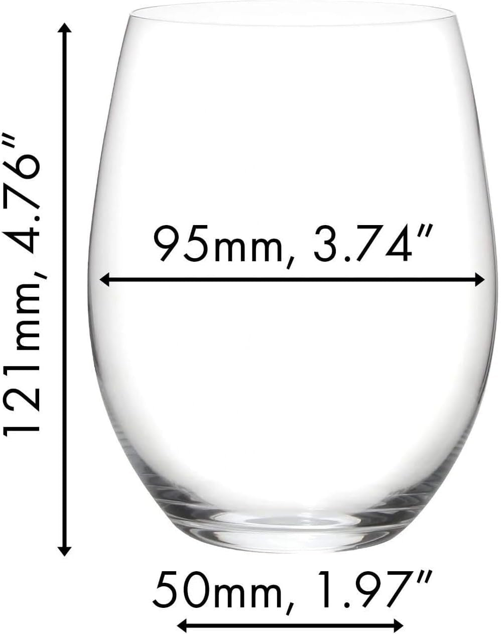 Crystal Wine Decanter 0.95L with 4 Stemless Glasses Modern Aerator Set
