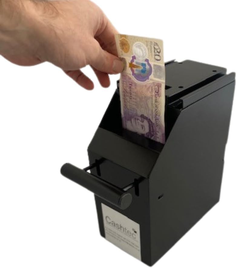 Under Counter Cash Safe Locking Note Deposit Box Steel Money Storage