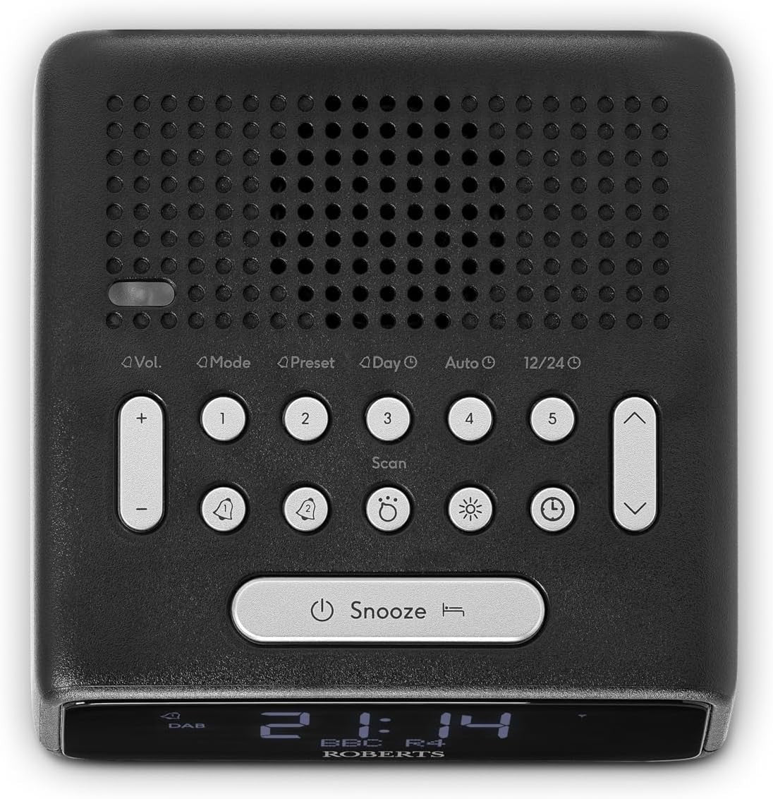 DAB+ FM Digital Clock Radio with Dual Alarm USB Charging & LCD