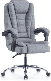 Ergonomic Office Chair High Back Swivel Desk Chair Adjustable Height Tilt Grey