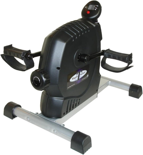Compact Magnetic Pedal Exerciser Arm & Leg Trainer Quiet Adjustable Home Gym