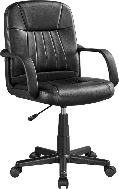 Ergonomic Office Chair Mesh Mid Back Adjustable Height Flip Up Armrests Swivel