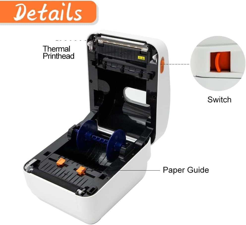 BEEPRT Thermal Label Printer 4x6 USB Bluetooth Shipping Labels