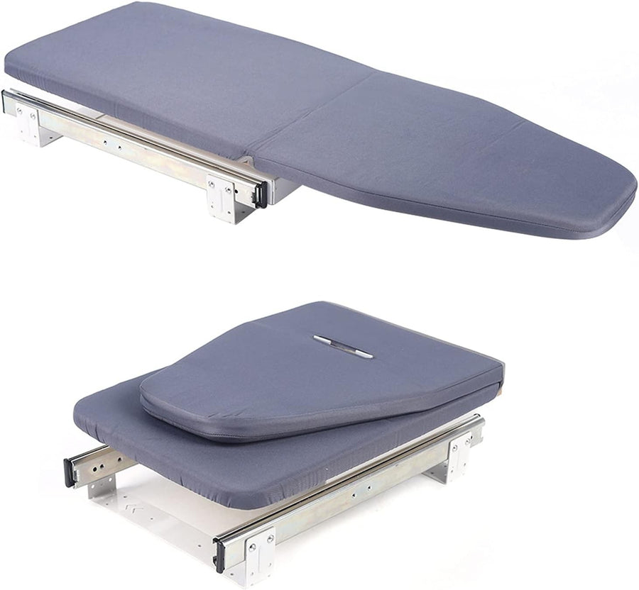 Extendable Ironing Board Foldable Space Saving 180° Rotating Cupboard Mount
