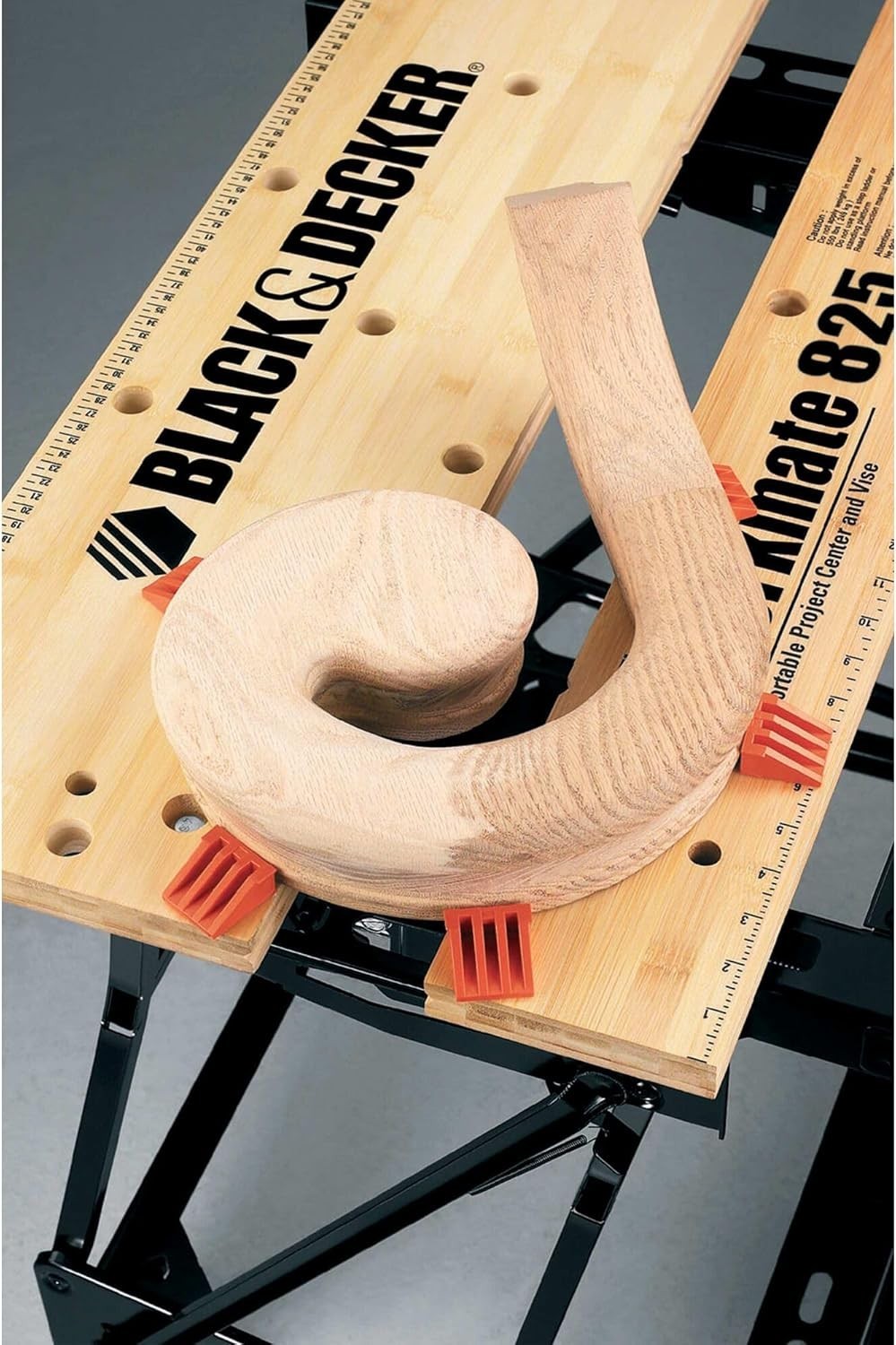 Dual-Height Folding Workbench with One-Hand Clamp System Heavy Duty 250kg