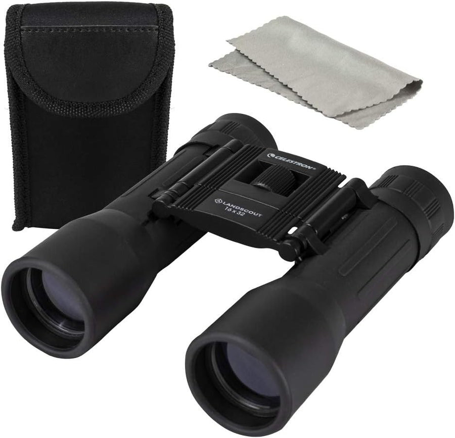 16x32 Compact Binoculars High Power Waterproof Wide View for Travel Outdoors