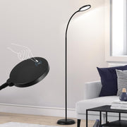 LED Floor Lamp Touch Dimmable Gooseneck Reading Light 3 Colour Modern Stand