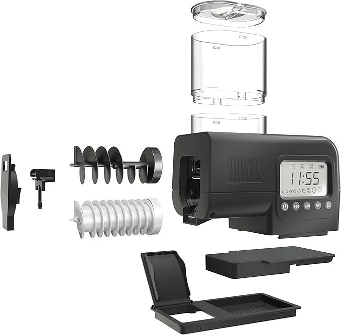 Automatic Fish Feeder Programmable Aquarium Food Dispenser 3 Daily Feeds
