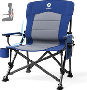 Heavy Duty Folding Camping Chair 230kg Outdoor Portable Adjustable Seat