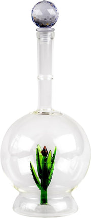 Tequila Agave Decanter 750ml – Glass Agave Display Bottle for Home Bar Gift